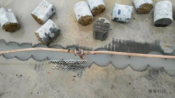 室外静电接地桩施工