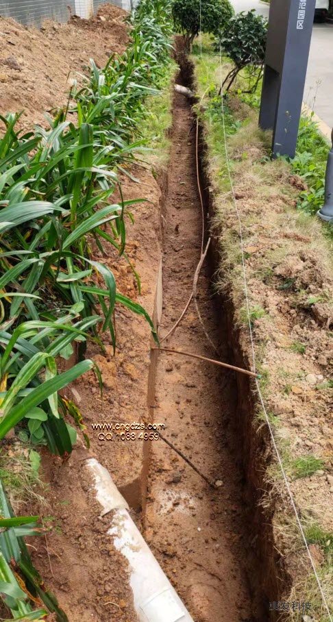 防静电地网开挖