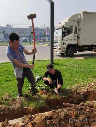 垂直接地体安装与规格