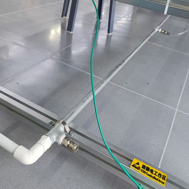 防静电地板接地线安装施工