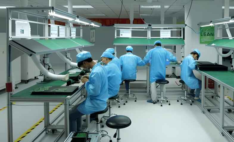 惠州电子工业工厂人体