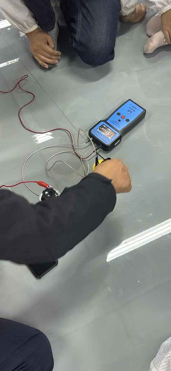 环氧防静电地板测试