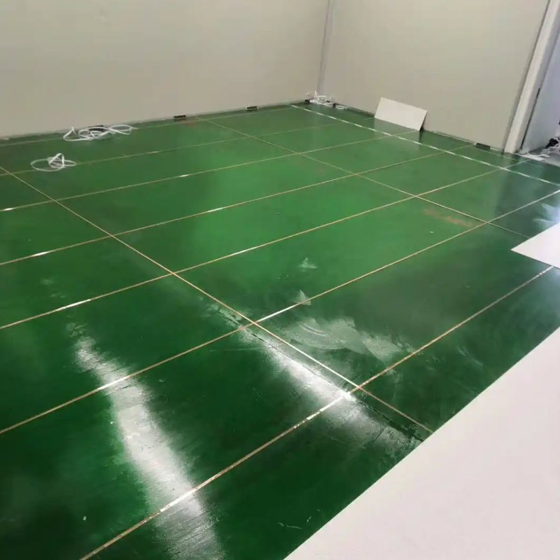 车间防静电PVC地板施工
