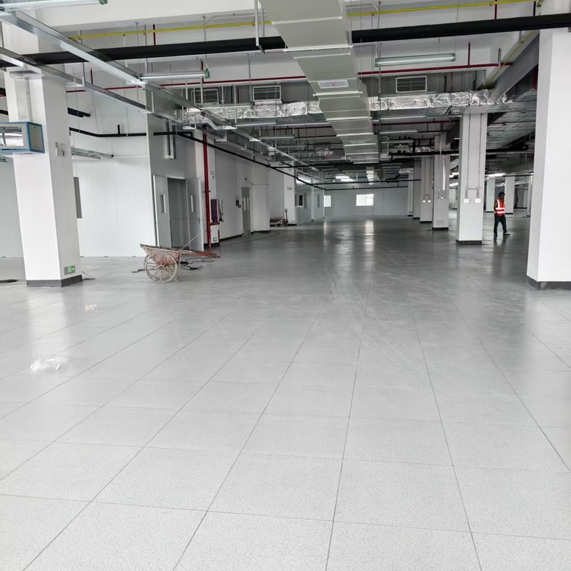 电子厂防静电地板安装