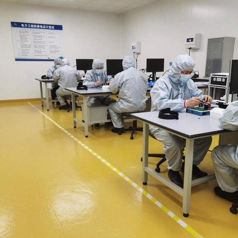 SJ电子防静电标准,电子车间接地,元器件防静电