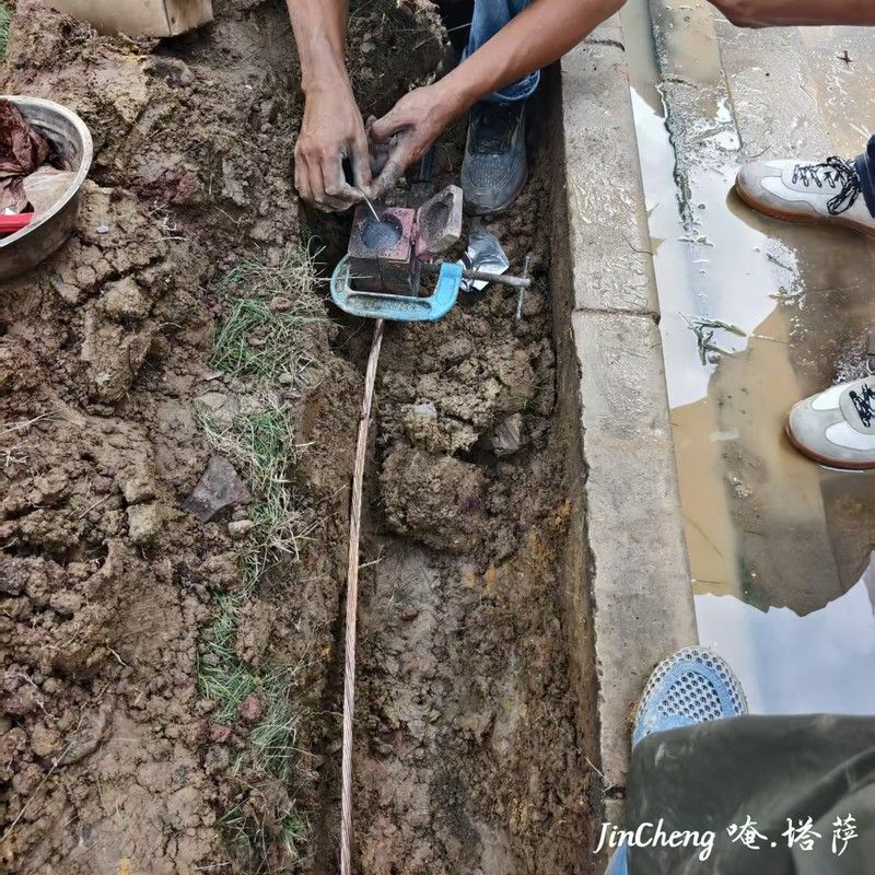 施工室外独立防静电接地装置，定制安装室内 1-6 号 LEB 接地连接端子箱