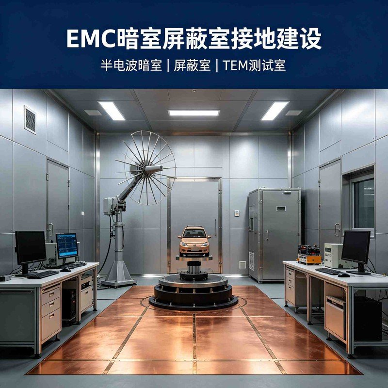 EMC 半电波暗室屏蔽室接地建设｜IEC61000 测试实验室整改
