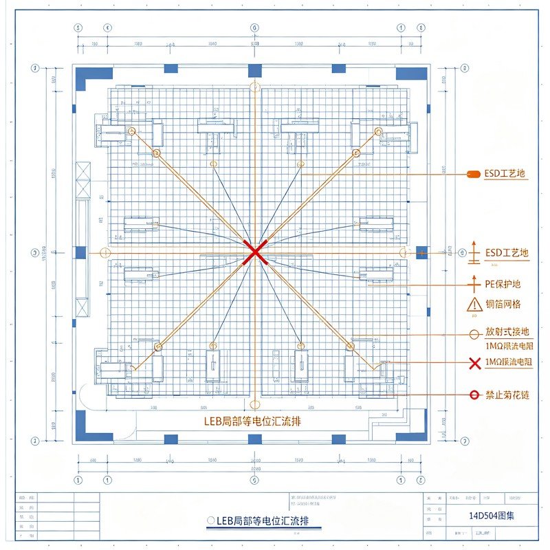 惠州某 SMT 电子制造车间防静电接地施工案例