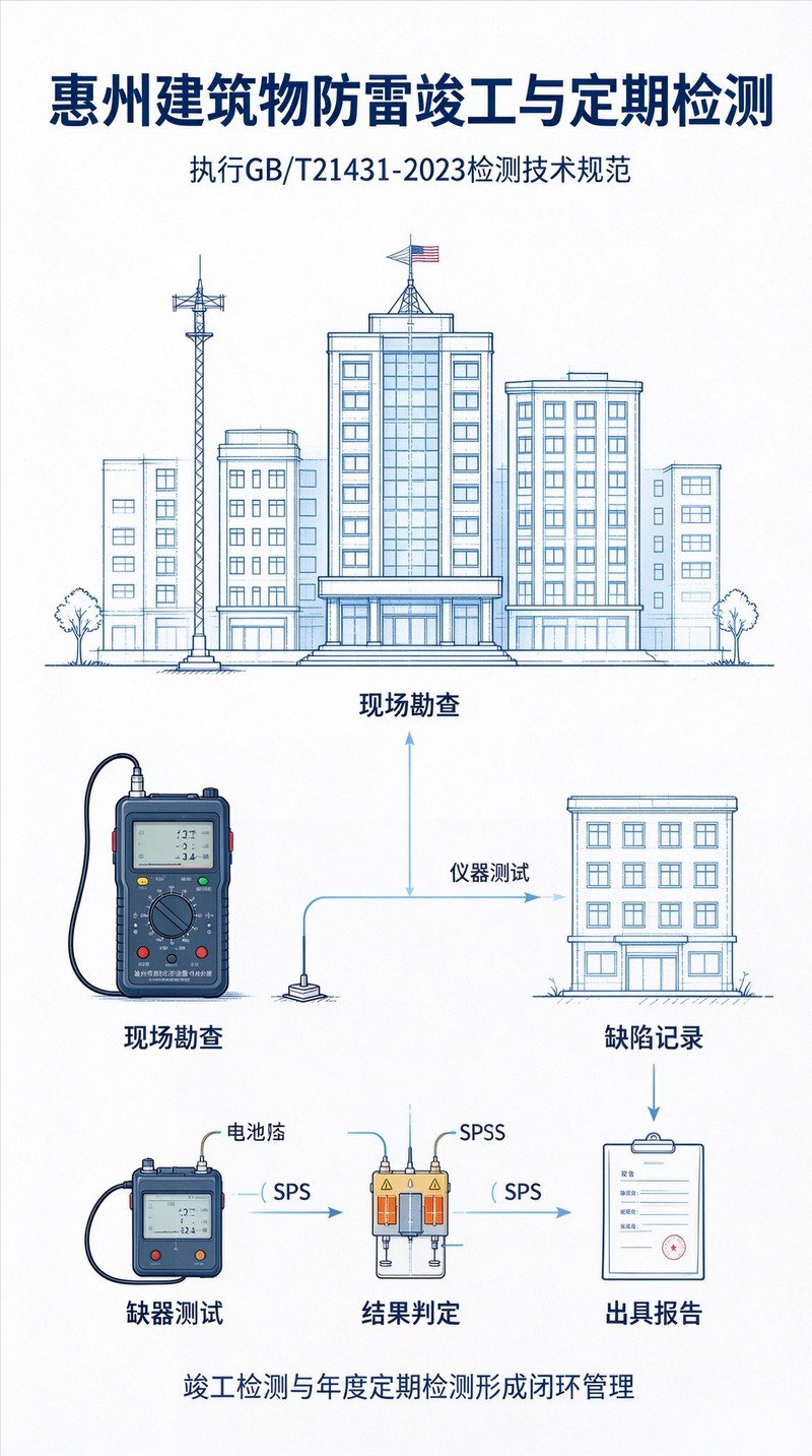 惠州新建改扩建建筑物防雷工程整套系统蓝图
